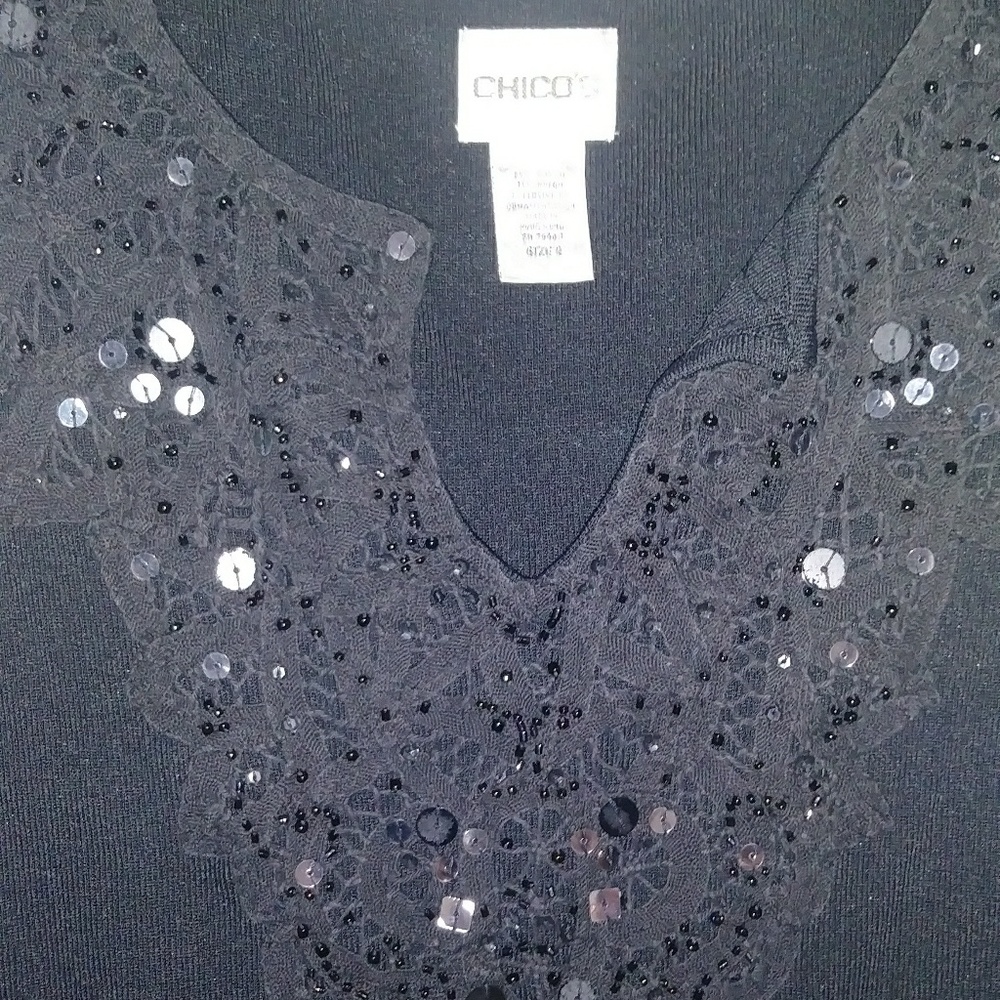 Ladies sequined tank top